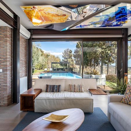 Scialaj Villa Di Lusso Sull'Etna Con Piscina E Vista Mare 라갈나 외부 사진