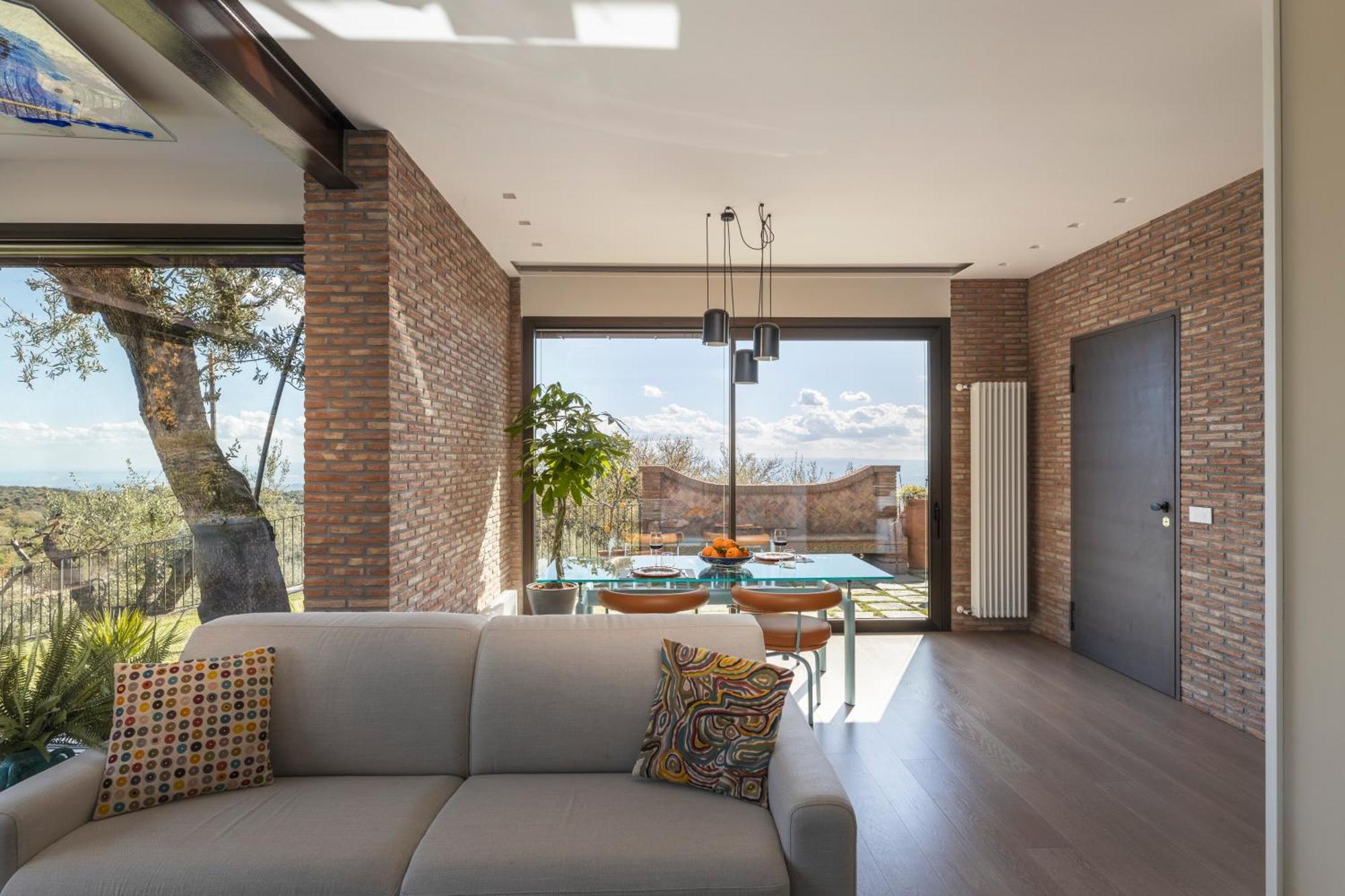 Scialaj Villa Di Lusso Sull'Etna Con Piscina E Vista Mare 라갈나 외부 사진