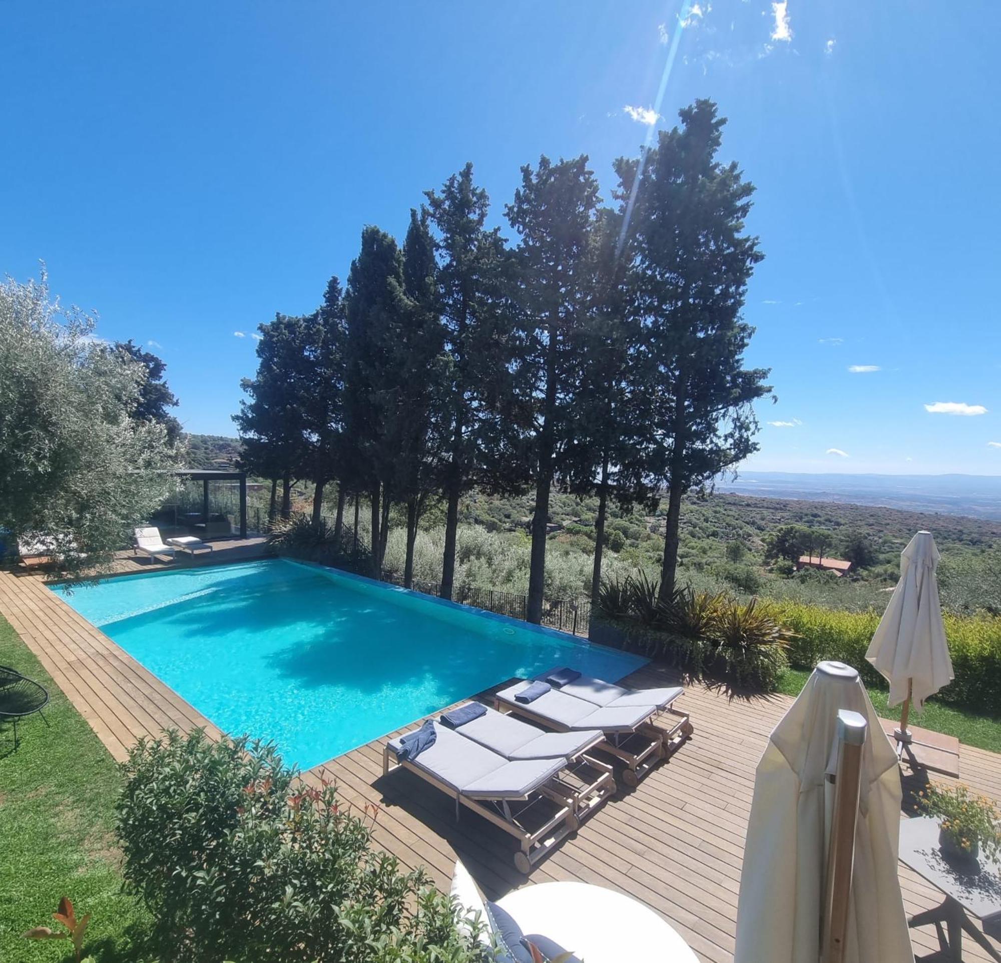 Scialaj Villa Di Lusso Sull'Etna Con Piscina E Vista Mare 라갈나 외부 사진