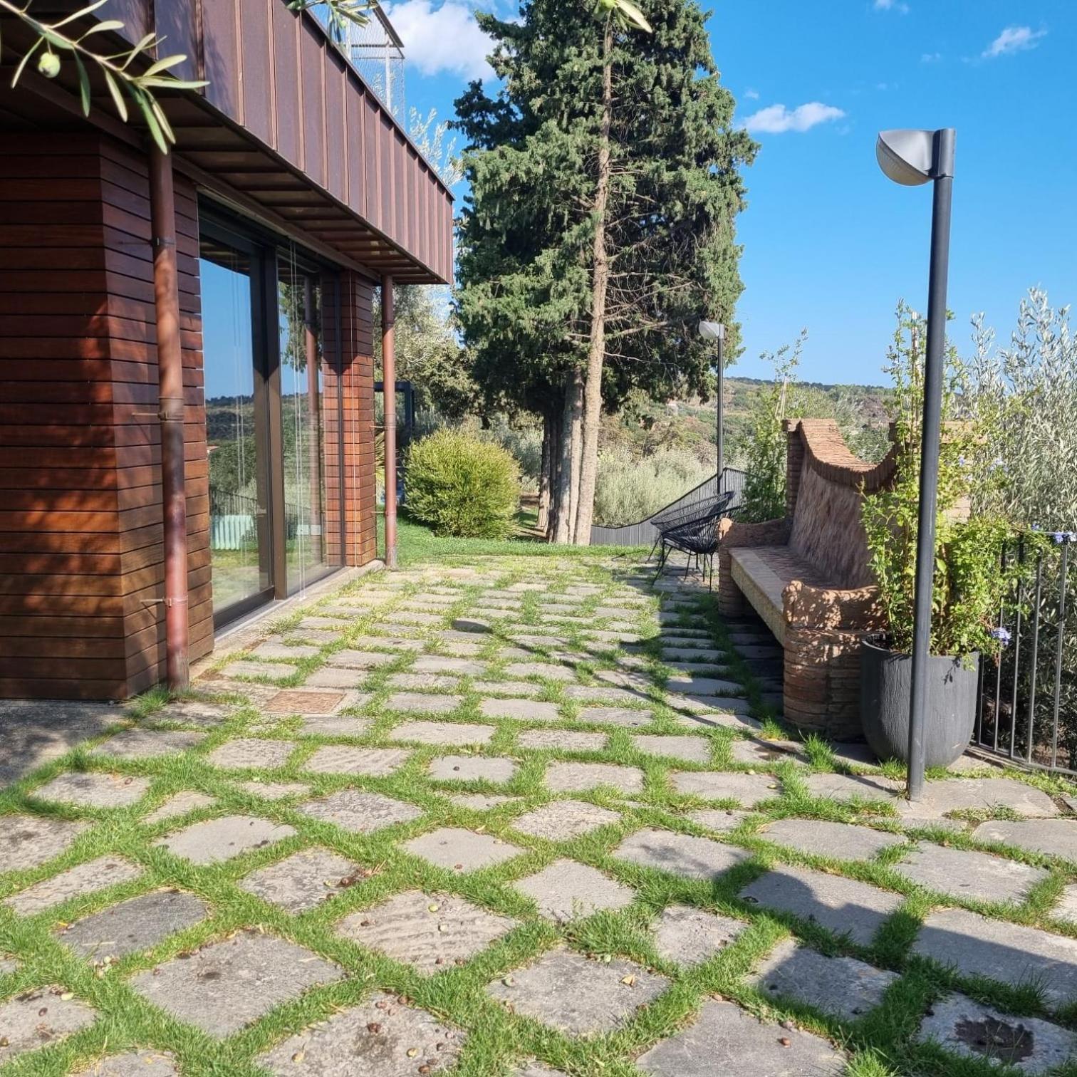 Scialaj Villa Di Lusso Sull'Etna Con Piscina E Vista Mare 라갈나 외부 사진